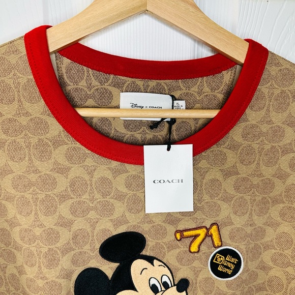 NEW with tags Disney × Coach Mickey Mouse 50th Anniversary T-shirt - Picture 9 of 14